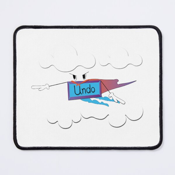 Item preview, Undo to the Rescue | Funny Graphic Designer Illustration designed and sold by Mammoths.