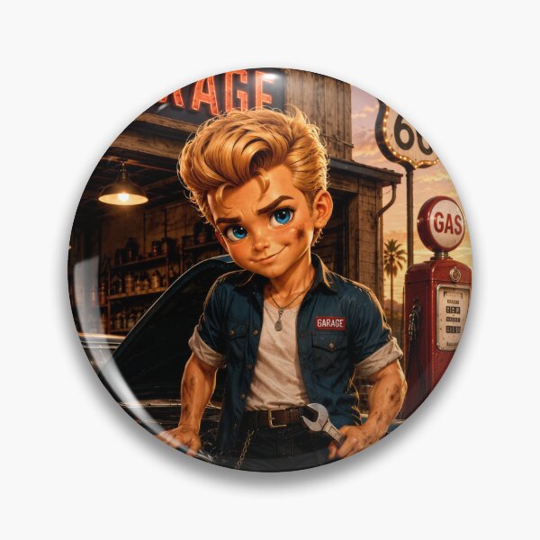 Item preview, Rockachibi Dean - Vintage Custom Garage by Kek-Ina designed and sold by Kek-Ina.