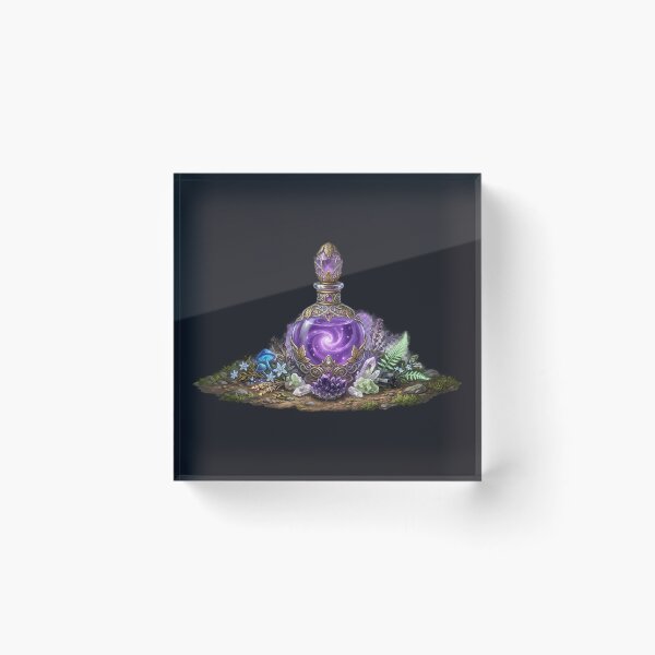 Item preview, Enchanted Purple Potion Bottle Illustration designed and sold by GrzywaM.