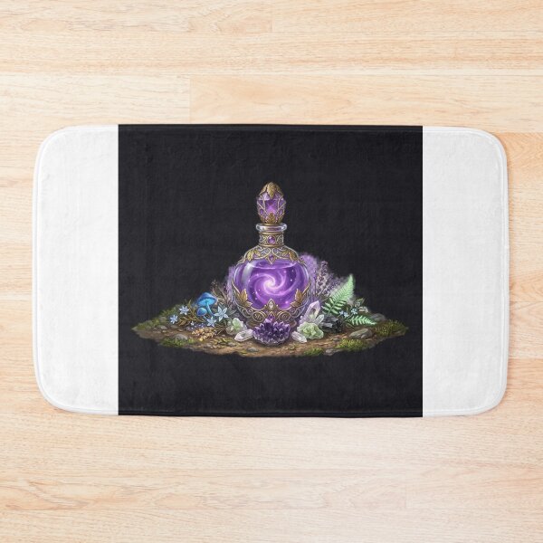 Item preview, Enchanted Purple Potion Bottle Illustration designed and sold by GrzywaM.