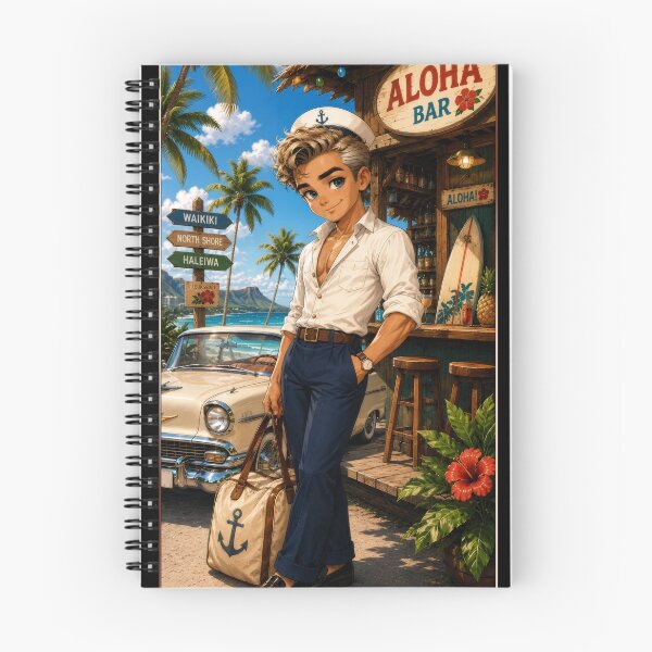 Item preview, Rockachibi Bruce - Aloha Tiki Bar Sailor by Kek-Ina designed and sold by Kek-Ina.