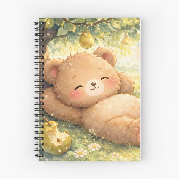 Item preview, Cute Sleeping Bear Under Pear Tree designed and sold by m-y-A-I-A-R-T-.