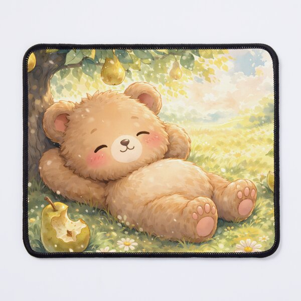 Item preview, Cute Sleeping Bear Under Pear Tree designed and sold by M-Y-A-R-T-.