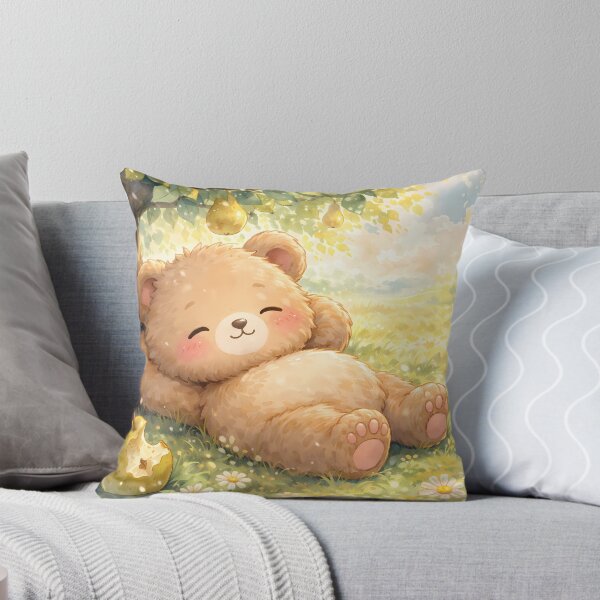 Item preview, Cute Sleeping Bear Under Pear Tree designed and sold by M-Y-A-R-T-.