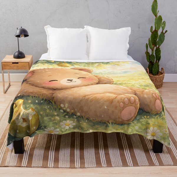 Item preview, Cute Sleeping Bear Under Pear Tree designed and sold by M-Y-A-R-T-.