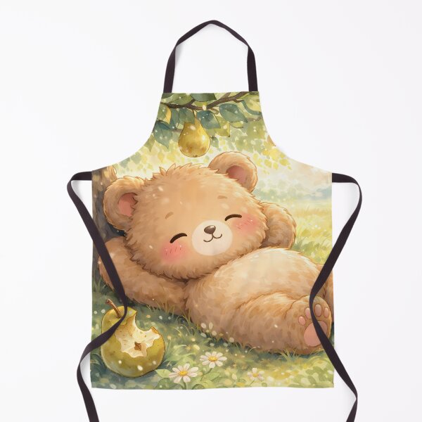 Item preview, Cute Sleeping Bear Under Pear Tree designed and sold by M-Y-A-R-T-.