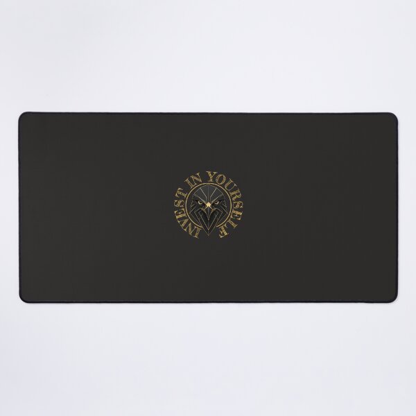 Item preview, Invest In Yourself Luxury black and gold Geometric Eagle designed and sold by zenithdecalco.