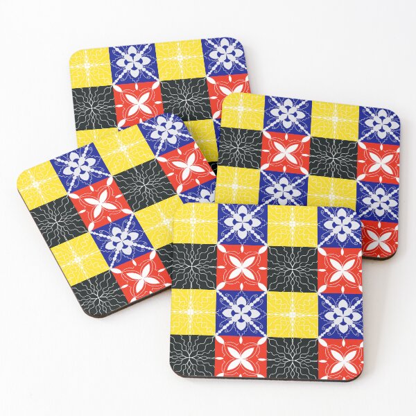 Item preview, Bright Folk Tile seamless pattern  designed and sold by RuwaDesignArt.