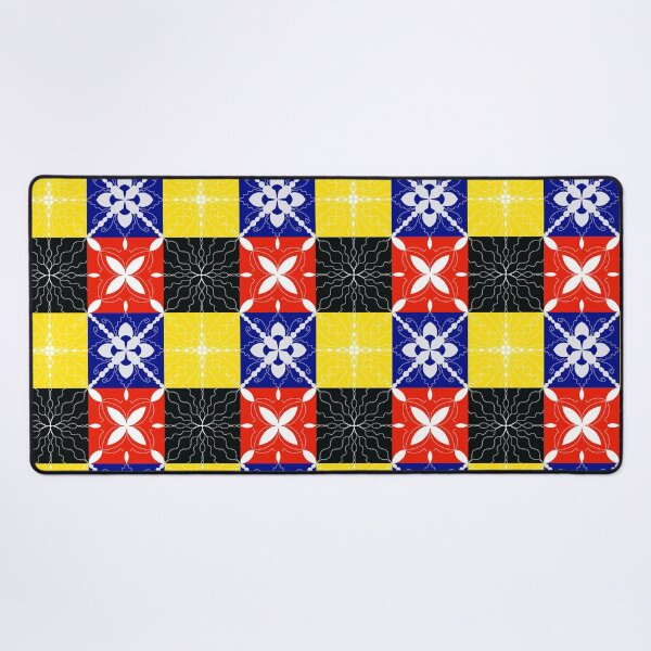 Item preview, Bright Folk Tile seamless pattern designed and sold by RuwaDesignArt.