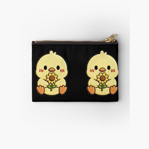 Item preview, Baby Duck Holding Sunflower designed and sold by ColorSplash123.