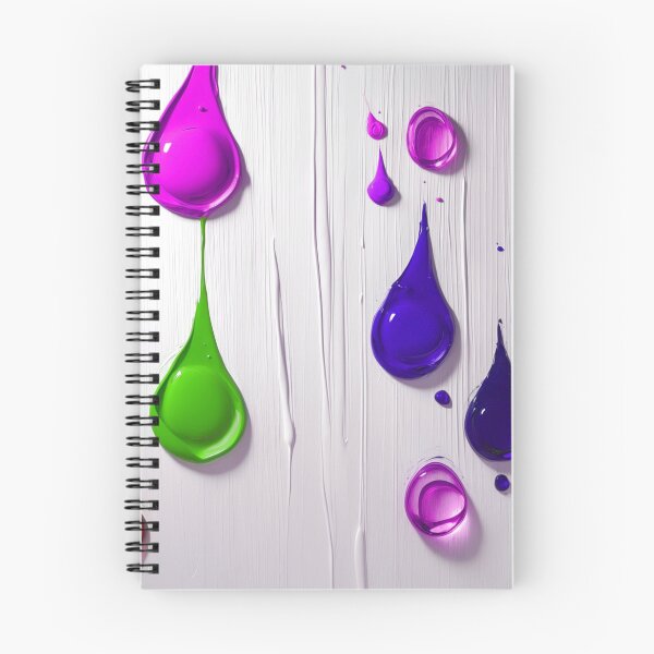Item preview,  Abstract 3D Paint Drips Deep Purple and Lime Green designed and sold by Ingorgia Studio.