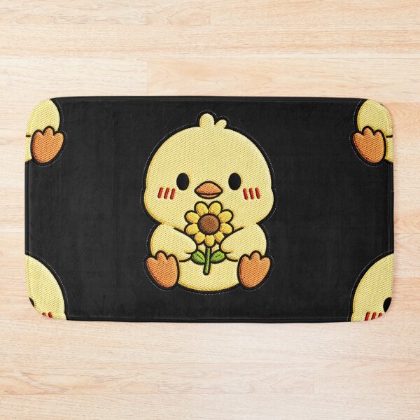 Item preview, Baby Duck Holding Sunflower designed and sold by ColorSplash123.