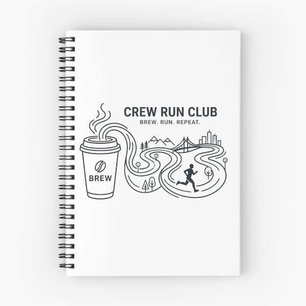 Item preview, Crew Run Club - Coffee Running Design designed and sold by RunningWhiskers.