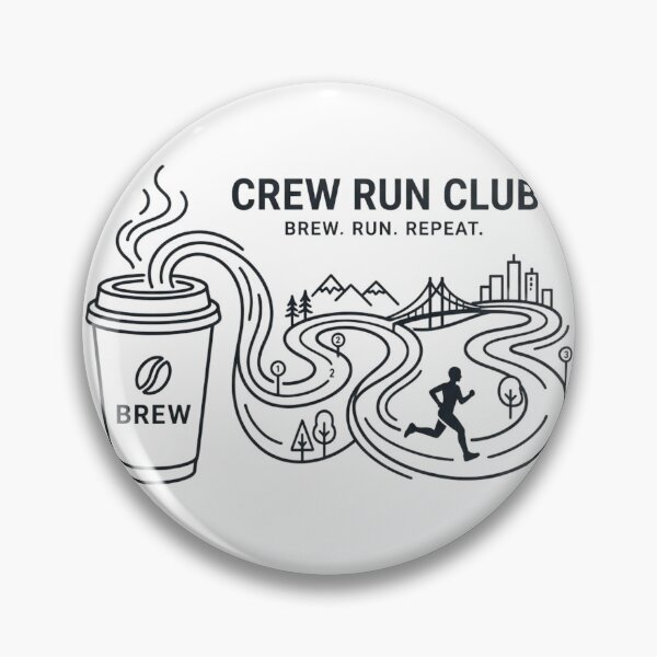 Item preview, Crew Run Club - Coffee Running Design designed and sold by RunningWhiskers.