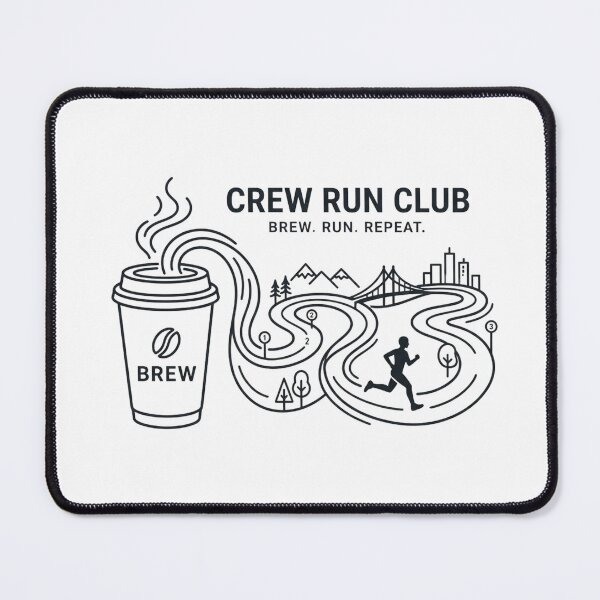 Item preview, Crew Run Club - Coffee Running Design designed and sold by RunningWhiskers.