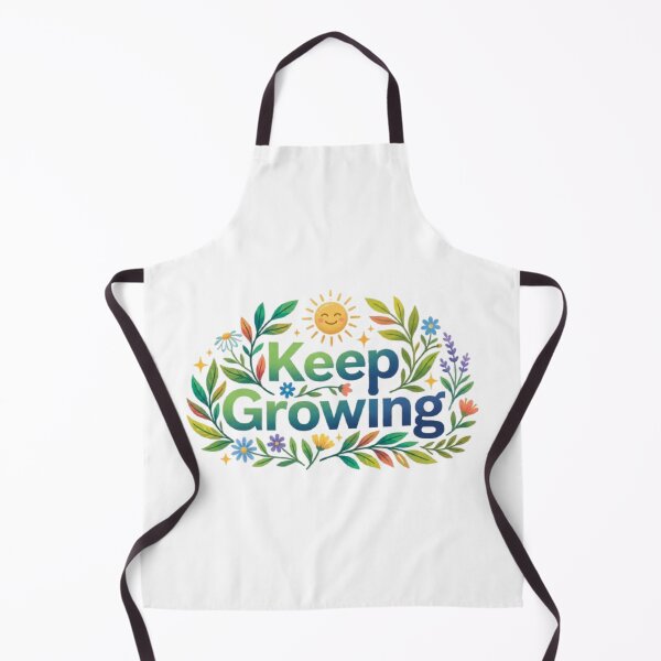 Item preview, Keep Growing Botanical Typography T-Shirt | Minimalist Floral Quote | Nature Inspired Graphic Tee designed and sold by Faisal Shah.