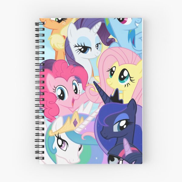 Item preview, Magical Fantasy Pastel Ponies Crowd - Cute Rainbow Mane Unicorns Kingdom Poster designed and sold by Billy Morfo™.