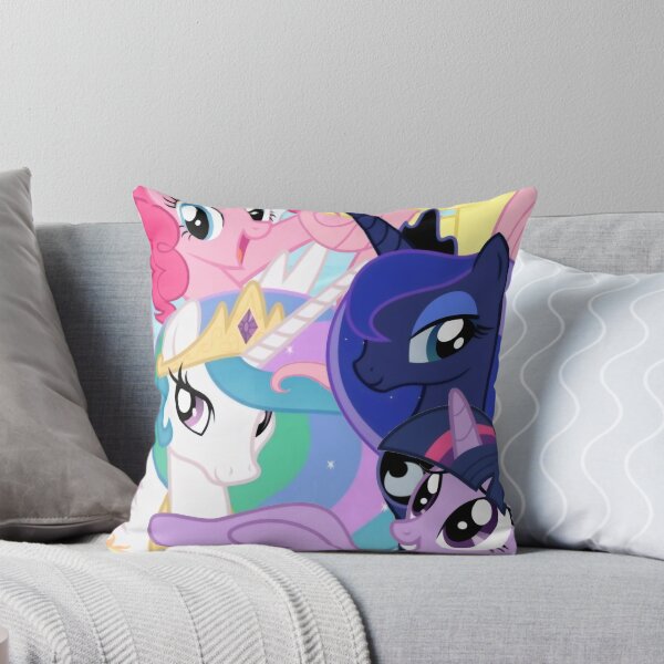 Item preview, Magical Fantasy Pastel Ponies Crowd - Cute Rainbow Mane Unicorns Kingdom Poster designed and sold by William Cano.