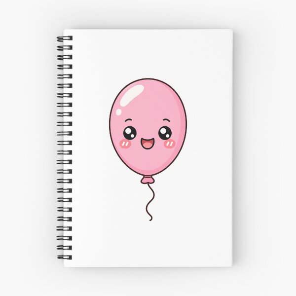 Item preview, Cute Kawaii Pink Balloon Happy Birthday Party Design designed and sold by Seculinator.