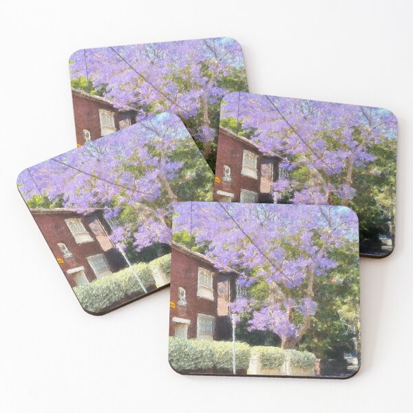 Item preview, Jacaranda Houses  designed and sold by Crafted-by-Nico.