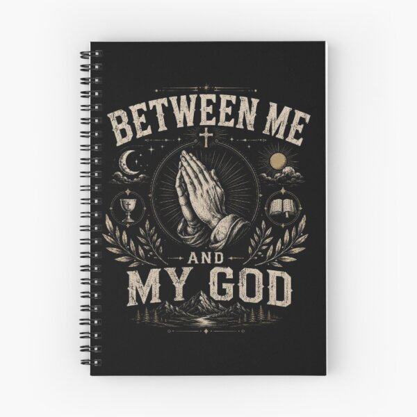 Item preview, Between Me and My God – Vintage Praying Hands Christian Faith T-Shirt Design designed and sold by Obiechefu.