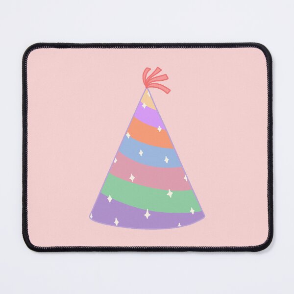 Item preview, Cute Pastel Striped Party Hat with Sparkles designed and sold by ubborn.