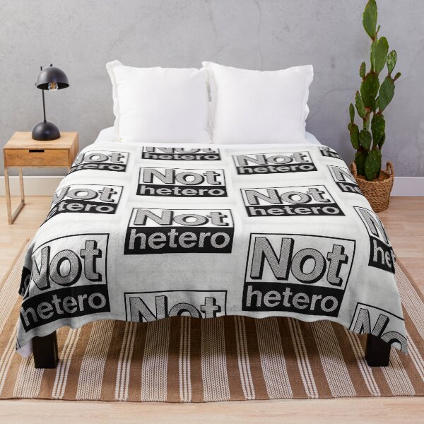 Item preview, Not Hetero Bold Halftone Typography designed and sold by ZhivanCrimson.