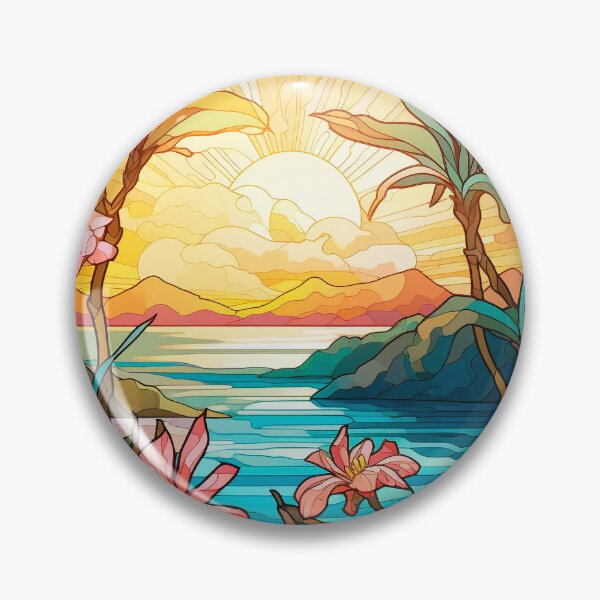 Item preview, colorful-scene-with-art-nouveau-inspired-creation designed and sold by DonetTrent.