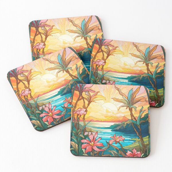 Item preview, colorful-scene-with-art-nouveau-inspired-creation designed and sold by DonetTrent.