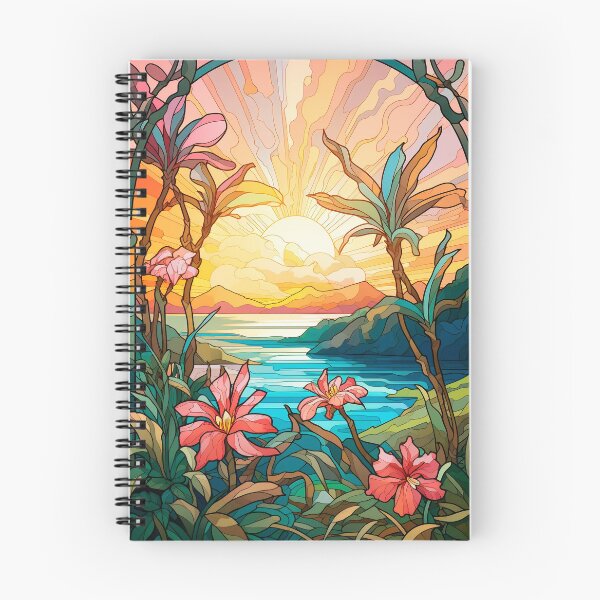Item preview, colorful-scene-with-art-nouveau-inspired-creation designed and sold by DonetTrent.