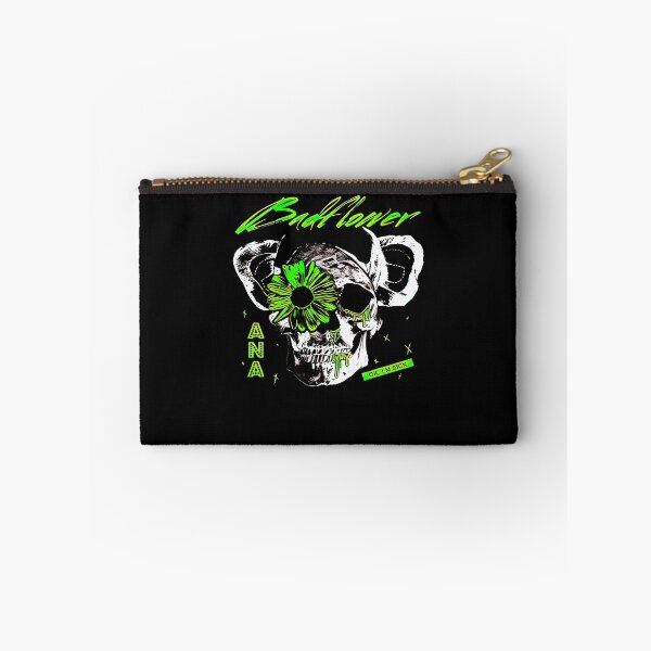 Item preview, Human Skull Wearing Koala Ears With Green Flower designed and sold by ForeverMODA.