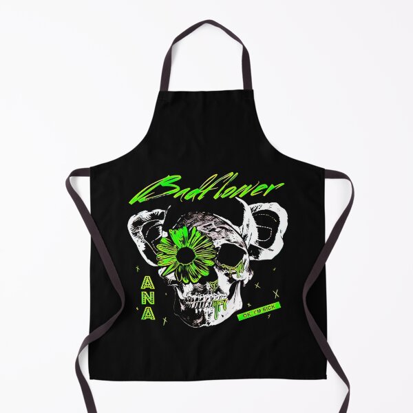 Item preview, Human Skull Wearing Koala Ears With Green Flower designed and sold by ForeverMODA.