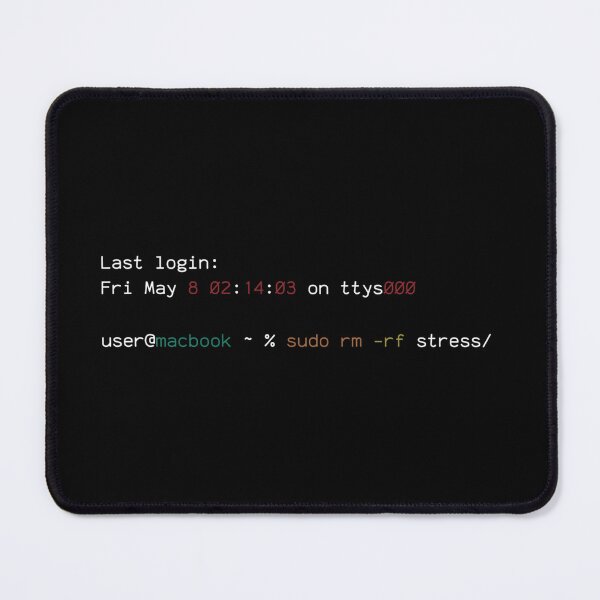 Item preview, sudo rm -rf stress designed and sold by Léni Carpentier.