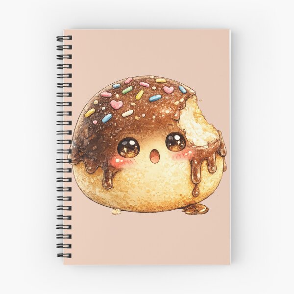 Item preview, Kawaii Teacake Watercolor Illustration – Cute Chocolate Dessert Character with Funny Bite designed and sold by MagicMakerPh.