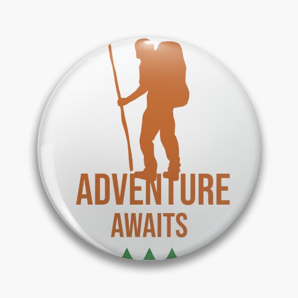 Item preview, Adventure Awaits. Men Hiking.  designed and sold by FigTreeFactory.