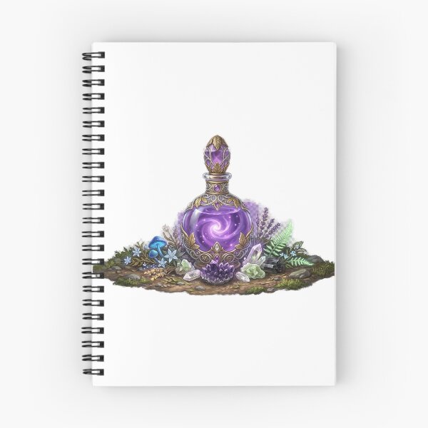 Item preview, Enchanted Purple Potion Bottle Illustration designed and sold by GrzywaM.