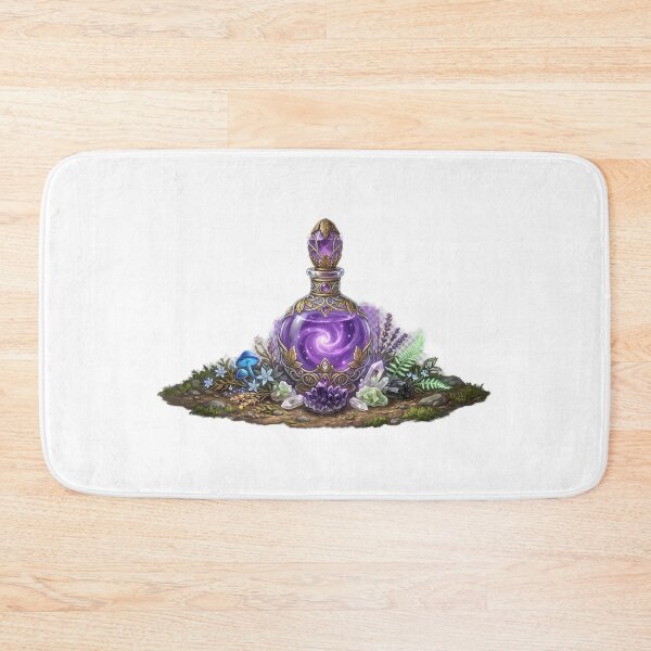 Item preview, Enchanted Purple Potion Bottle Illustration designed and sold by GrzywaM.