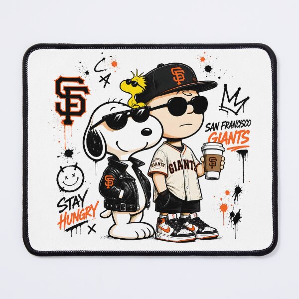 Item preview, Snoopy And Charlie Brown Joe Cool Urban Baseball Cartoon Art designed and sold by Har-vee.