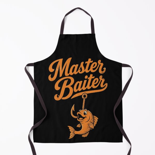 Item preview, Funny Master Baiter Fishing Worm Hook Dad Joke Pun Humor designed and sold by OlakunleOloroz.