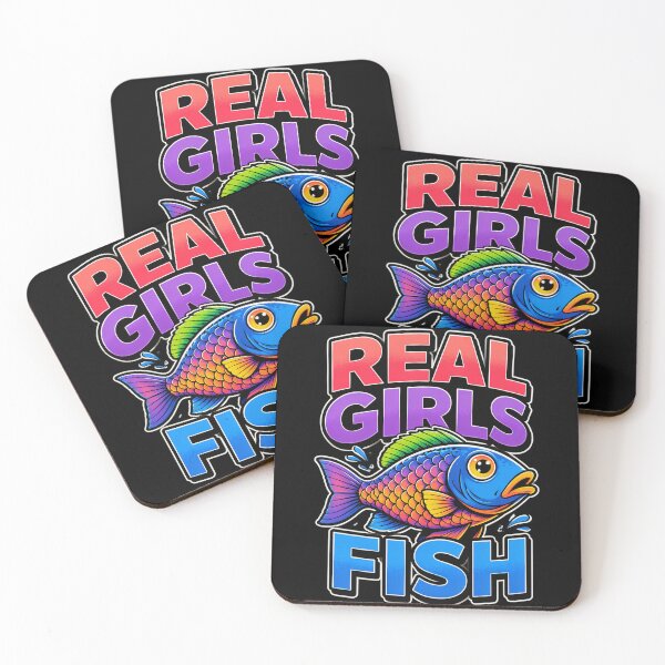 Item preview, Girls Fishing Real Girls Fish designed and sold by OlakunleOloroz.