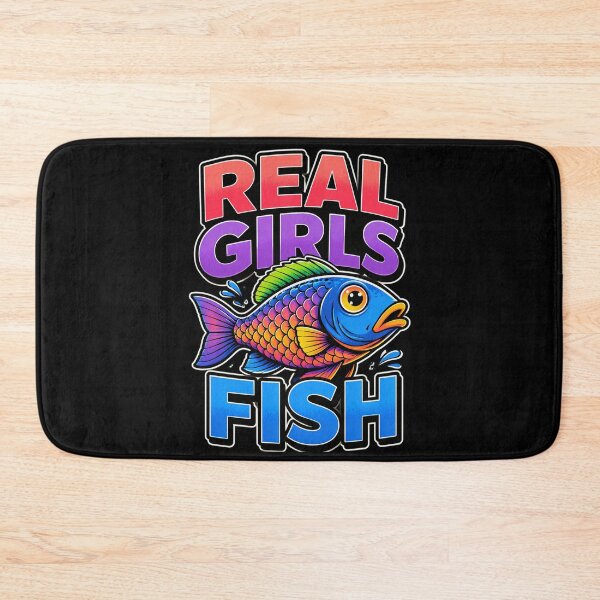 Item preview, Girls Fishing Real Girls Fish designed and sold by OlakunleOloroz.
