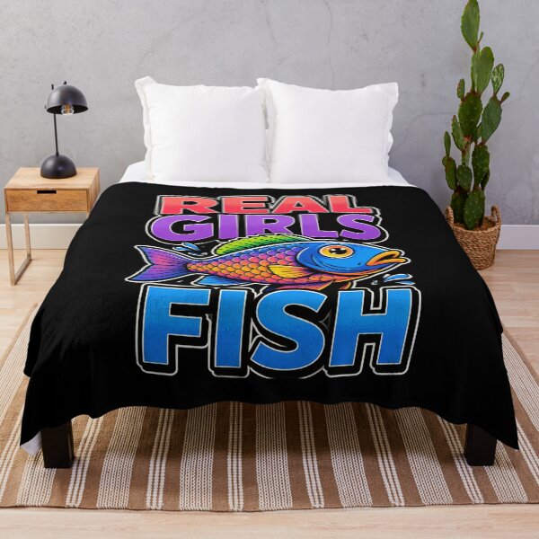 Item preview, Girls Fishing Real Girls Fish designed and sold by OlakunleOloroz.
