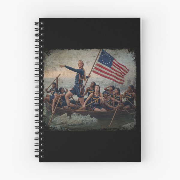 Item preview, Sophie Cunningham Caitlin Clark Crossing The Delaware Indiana Basketball designed and sold by ArtCreations79.