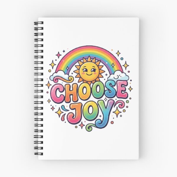 Item preview, Choose Joy Retro Typography T-Shirt | Colorful Positive Quote | Happy Aesthetic Graphic Tee designed and sold by Faisal  Shah.