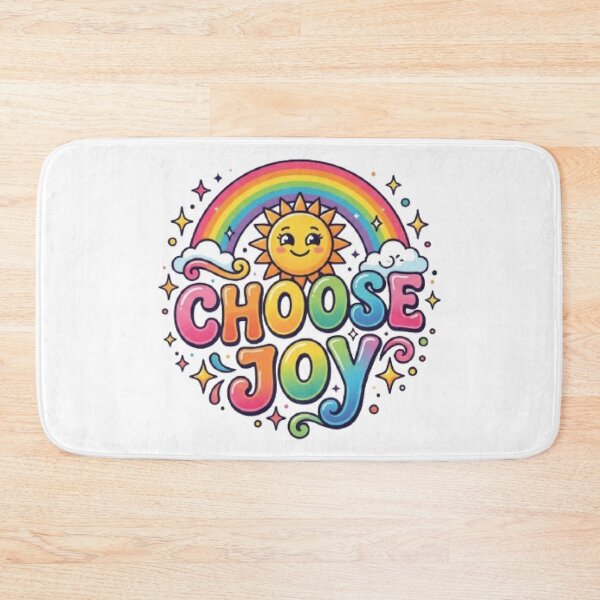 Item preview, Choose Joy Retro Typography T-Shirt | Colorful Positive Quote | Happy Aesthetic Graphic Tee designed and sold by Faisal  Shah.