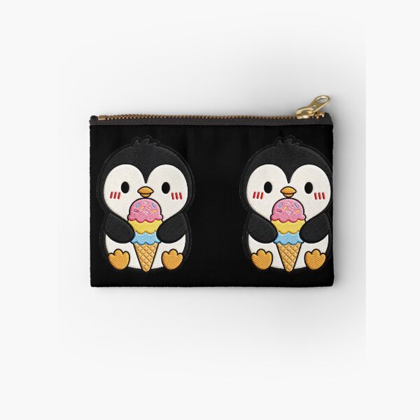 Item preview, Tiny Penguin Holding Ice Cream designed and sold by ColorSplash123.