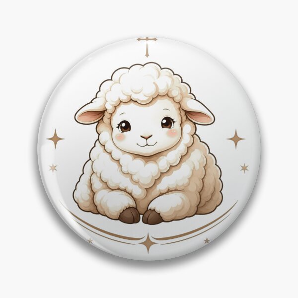 Item preview, Trust in the Lord | Cute Lamb Christian Sticker | Faith Kawaii Art designed and sold by lindalifepeace.