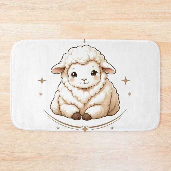 Item preview, Trust in the Lord | Cute Lamb Christian Sticker | Faith Kawaii Art designed and sold by lindalifepeace.