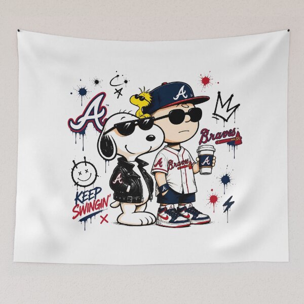 Item preview, Snoopy and Woodstock Joe Cool Urban Baseball Cartoon Art designed and sold by Har-vee.