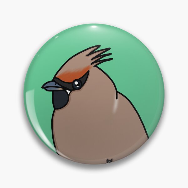 Item preview, Bohemian Waxwing - A Derpybird Design designed and sold by YOjosie.